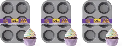 Vista 10 de Wilton Molde para magdalenas jumbo antiadherente para todos los días