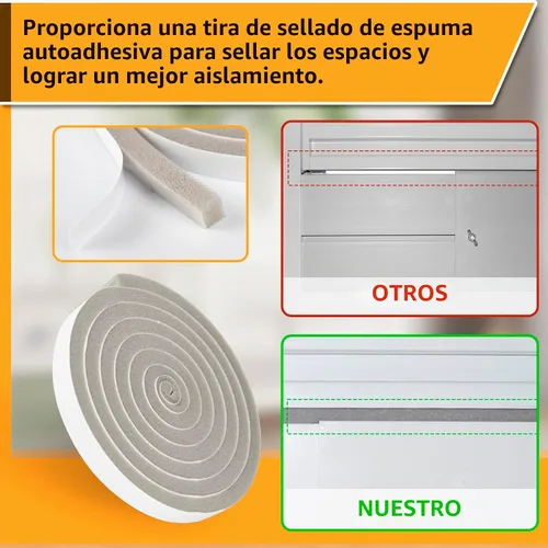 Vista 5 de LBG Products Kit de ventana de ventilación para secadora con cubierta de ventilación de cierre automático con pantalla para manguera de ventilación