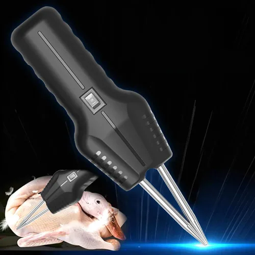 Vista 2 de Desplumador eléctrico de la pluma de las aves de corral de la CA 100-240V, máquina de eliminación del pelo corto del ganso del pollo del Pato
