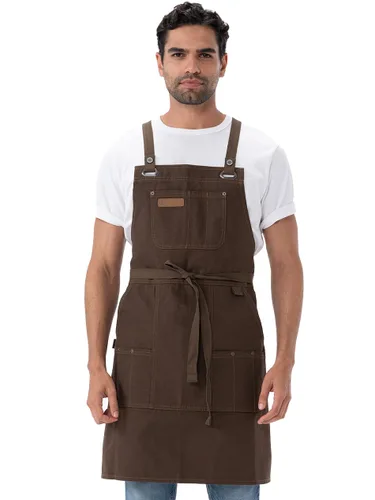 Vista 8 de Chef Works Delantal unisex Ayden Grill