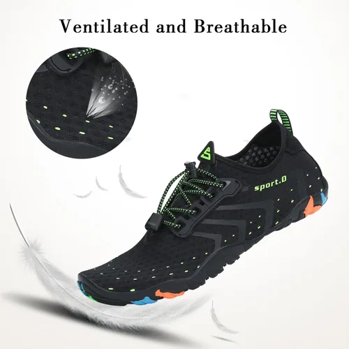 Vista 2 de Mishansha - Zapatos de agua para hombres y mujeres secado rápido para natación buceo surf deportes acuáticos piscina playa senderismo yoga