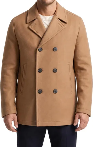 Vista 13 de Nautica Peacoat de mezcla de lana para hombre 2-Caviar