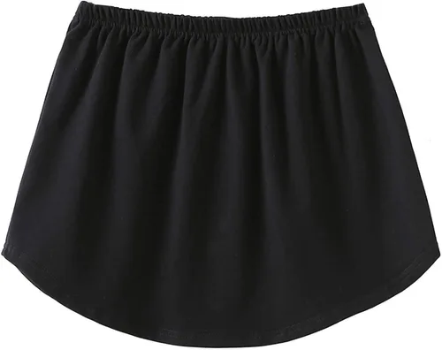 Vista 3 de Adjustable Layering Fake Top for Womens Lower Sweep T-Shirts Sweaters Extender Mini Skirt Slips Versatile Fake Hem