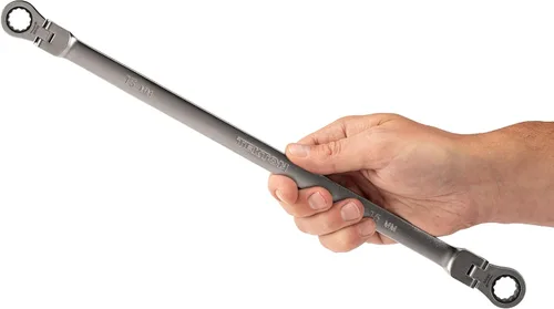 Vista 3 de TEKTON WRB36413 Flex-Head de trinquetes con cabeza larga de 12 puntas, llave de caja de 13 x 15 mm