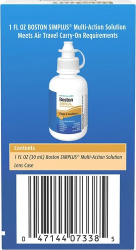 Vista 6 de Bausch & Lomb Boston Simplus Multi-Action Solution Paquete de viaje de 1 onza (paquete de 5)