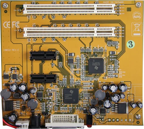 Vista 3 de StarTech PCI Express a 2 PCI y 2 PCIe Gabinete de Expansión (PEX2PCIE4L) Sistema, longitud completa