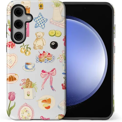 Vista 91 de Funda para Samsung Galaxy S23, Funda Híbrida Resistente 2 en 1 de Cuerpo Completo Resistente a Golpes con Protección Brillante para Samsung Galaxy