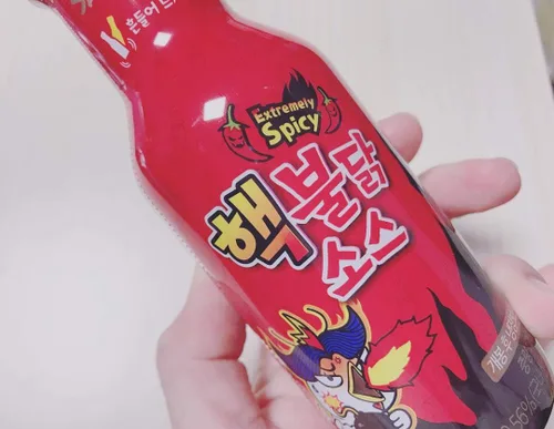 Vista 4 de Samyang Haek (Neculer)-Buldak (pollo asado) salsa líquida picante picante