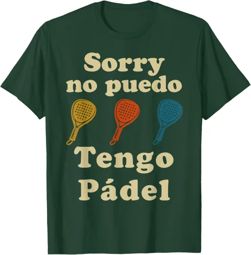 Vista 26 de Funny I Have Padel Player Sport en Español Camiseta Hombre