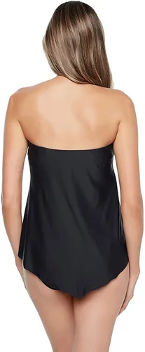 Vista 3 de Miraclesuit Traje de baño de mujer Dali Leopard Hankini Sujetador con aros Tankini Top con correas extraíbles