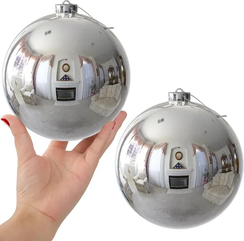 Vista 10 de Esferas pequeñas de Navidad de bronce y dorado de 1.6 pulgadas, adornos para decoración de árbol de Navidad, bolas colgantes inastillables