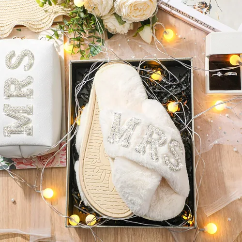 Vista 2 de Xtinmee - Bolsa de maquillaje personalizada para el día de la boda, S
