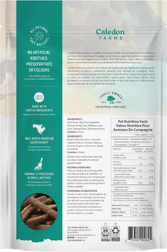 Vista 2 de Caledon Farms Golosinas masticables para perros: 7.8 onzas