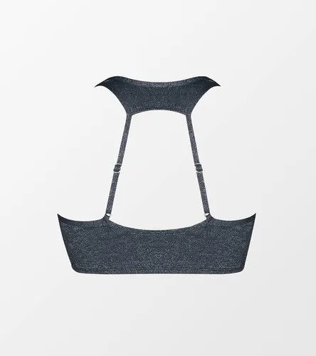 Vista 6 de CUPSHE Traje de baño para mujer, parte superior de bikini con corte trenzado