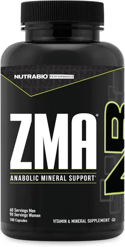 Vista 10 de NutraBio ZMA Suplementos para hombres y mujeres - Suplementos de zinc y magnesio para apoyar los niveles hormonales - Dormir - Recuperación muscular