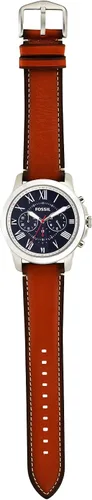 Vista 6 de Fossil Grant - Reloj cronógrafo de cuarzo de acero inoxidable para hombre Cronógrafo movimiento de cuarzo