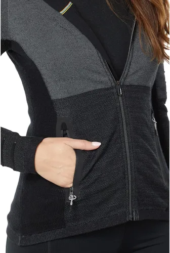 Vista 3 de Smartwool Sudadera con capucha de lana merino Intraknit con cremallera completa para mujer (ajuste regular)