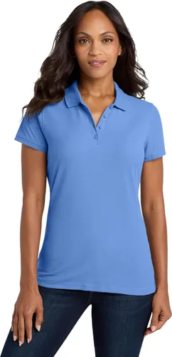 Vista 19 de Port Authority Polo Core Classic Piqué para mujer gris gusty