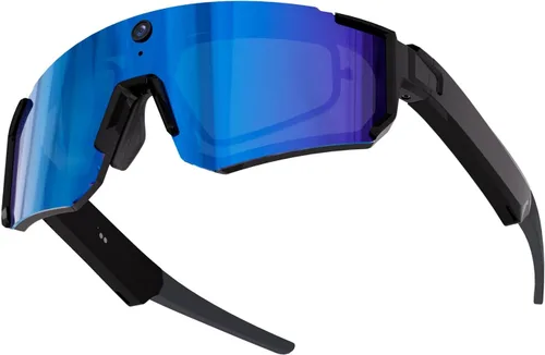 Vista 12 de Lentes Bluetooth inteligentes AI con altavoces de oído abierto y asistente de voz, traducción en tiempo real, lentes de luz anti-azul para negocios