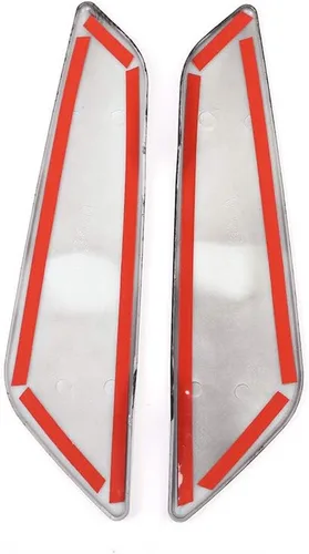 Vista 6 de YIWANG Estilo de fibra de carbono ABS ala lateral ventilación de aire cubierta 2 unids para BMW 5 serie G30 2017 2018 2019 accesorios de coche