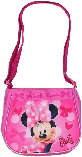Vista 2 de Bolso bandolera para niña Minnie Mouse, Rosado