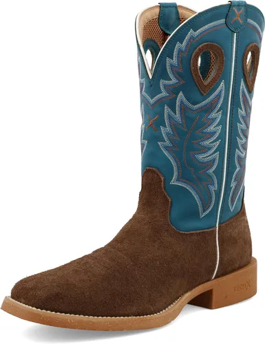 Vista 7 de Twisted X Botas Tech X de 12 pulgadas para hombre, punta cuadrada ancha con Tech X