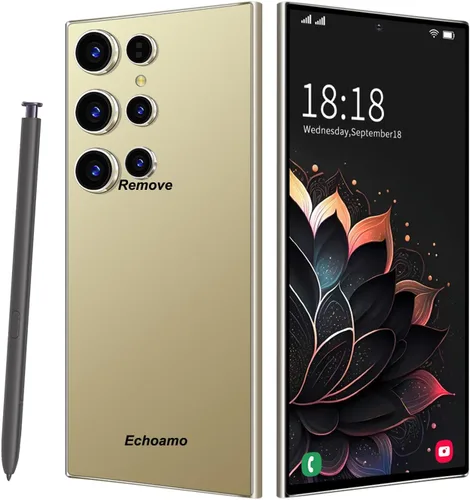 Vista 12 de C24 Ultra desbloqueado teléfono, 256GB+8GB Smartphone herramienta pluma Gris