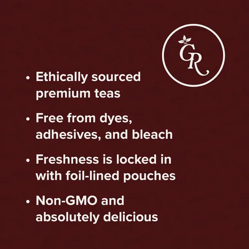 Vista 4 de Gourmet Royale Té de hibisco, 100 unidades, bolsas de té sostenibles, flores de hibisco puras, sin cafeína y azúcar, sin OMG y vegano, cultivado