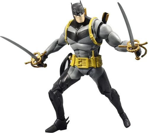 Vista 4 de DC Multiverse Batman vs Azrael (Batman Armor) - Figura de acción de 7 pulgadas con accesorios
