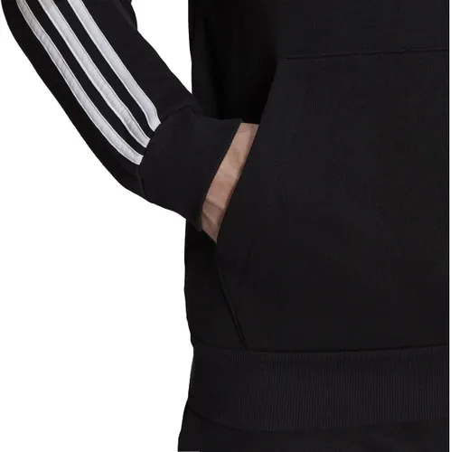Vista 5 de adidas Sudadera con capucha Essentials Fleece con 3 rayas para hombre
