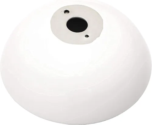 Vista 5 de Fregadero redondo de cerámica blanca de 13 pulgadas con forma ovalada de porcelana sobre mostrador, fregadero de arte moderno Beslend 13 Inch