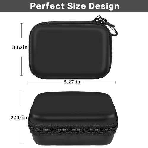 Vista 3 de Case Compatible with Miyoo Mini Plus Portable Game Console, Holder for Handheld Game Player and External TF Card 64G, with Mesh Pocket for Charging