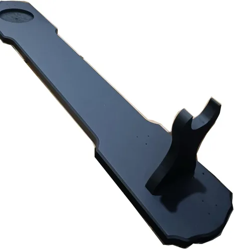 Vista 9 de Gmasking 2019 - Martillo de metal para cosplay de mitología nórdica base de soporte
