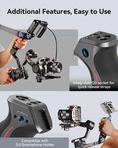 Vista 8 de SmallRig Empuñadura Sling Ajustable para Cardán, Mango Sling para DJI RS 4 Mini, RS 4, RS 4 Pro, RS 3 Mini, RS 3, RS 3 Pro, RS 2, RSC 2, Carga