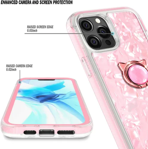 Vista 3 de NGB Supremacy Funda para iPhone 11 Pro Max, protección de cuerpo completo con [protector de pantalla integrado] soporte de anillo/correa de muñeca