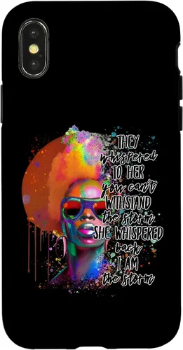 Vista 4 de Funda para iPhone 15 Black History Month I Am The Storm Women Juneteenth