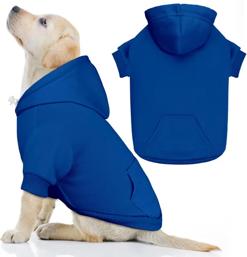 Vista 12 de Suéteres para Perros Pequeños Suéter para Mascotas Sólido Suave Forro Polar Cepillado Sudadera con Capucha para Perro Ropa Sudadera con Capucha
