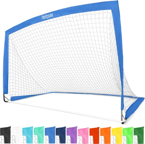 Vista 8 de GoSports - Arcos de fútbol portátiles para niños, 13 opciones de color, elige 4 x 3 pies o 6 x 4 pies, redes desplegables de tono