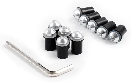 Vista 5 de Kit de tornillos de aluminio para parabrisas de motocicleta, 10 unidades, tornillos de montaje para Kawasaki Z400 Z650 Z750 Z800 Z900 Z250 / Z3
