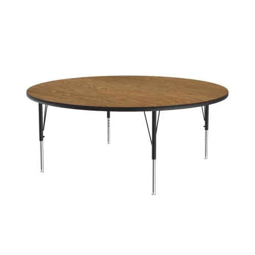 Vista 46 de Correll Mesa de Actividades Rectangular para Aula de 24"x36", Altura Ajustable (19"-29"), Granito Negro Laminado Térmico Fusionado Duradero