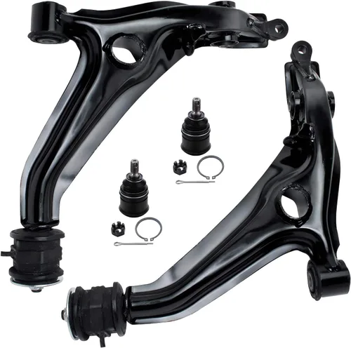 Vista 160 de Detroit Axle - Ejes de eje CV delantero izquierdo y derecho + Reemplazo de juntas esféricas de brazos de control inferiores delanteros para Ford