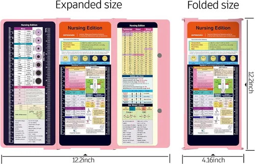 Vista 6 de Portapapeles de enfermería Edición de enfermería – 3 capas de aluminio plegable para enfermería Portapapeles de enfermería Esenciales