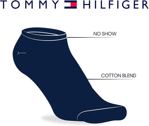 Vista 6 de Tommy Hilfiger Paquete de 6 calcetines icónicos con logotipo de bandera repetida para mujer