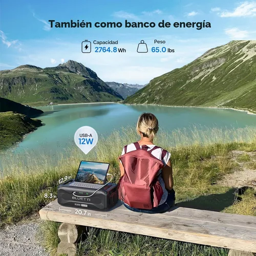 Vista 5 de BLUETTI Batería de expansión B300K×2, paquete de baterías de 5529.6Wh