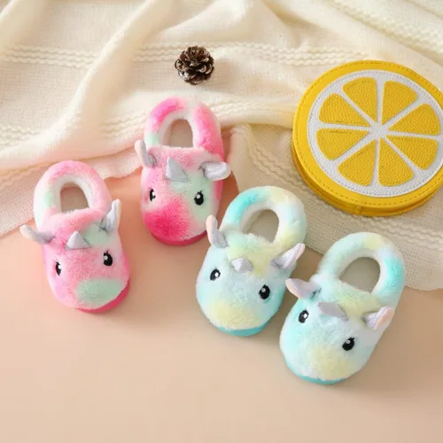 Vista 7 de Pantuflas peludas para niñas y niños pequeños