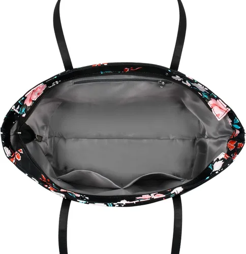 Vista 5 de Bolso de hombro floral para mujer, impermeable, para adolescentes, playa, escuela