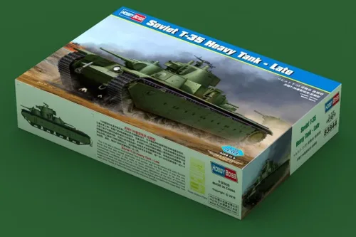 Vista 2 de Hobby Boss T-35 Kit de modelo tardío de tanque pesado (escala 1/35)