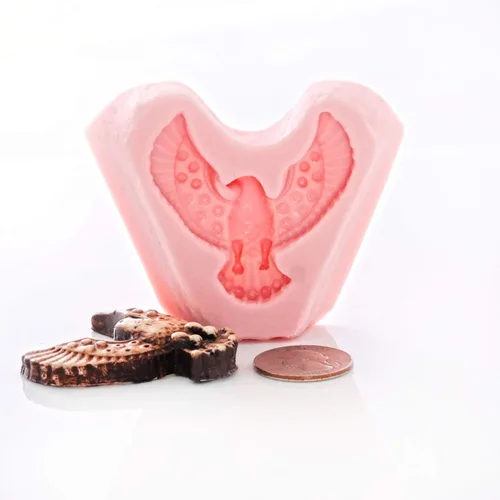 Vista 4 de Eagle - Molde de silicona para alimentos, fondant, chocolate, caramelo, resina, polímero de arcilla