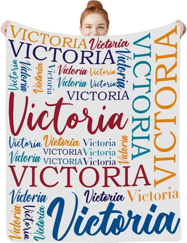 Vista 23 de Manta personalizada con nombre para niños, niñas, niños, niñas, manta personalizada con nombre para adultos, hombres y mujeres, mantas de bebé