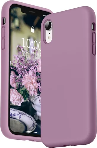 Vista 11 de SURPHY - Carcasa de silicona para iPhone XR, suave, a prueba de golpes, con forro de microfibra, compatible con iPhone XR (2018) de 6.1 pulgadas